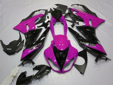09-12 Rose Brillant & Noir ZX6R Carénage Moto