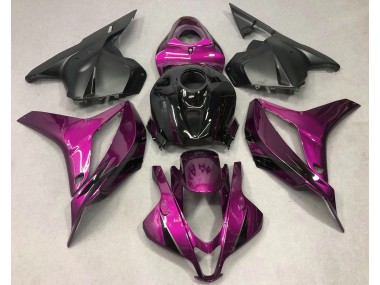 09-12 Rose Foncé Avec Du Noir CBR600RR Carénage Moto