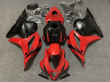 09-12 Rouge & Noir Mat CBR600RR Carénage Moto