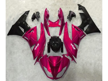 09-12 Rouge Vif Brillant ZX6R Carénage Moto