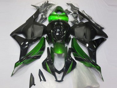 09-12 Spécial Vert Noir Mat CBR600RR Carénage Moto