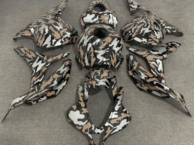 09-12 Tan & Argent Camo CBR600RR Carénage Moto