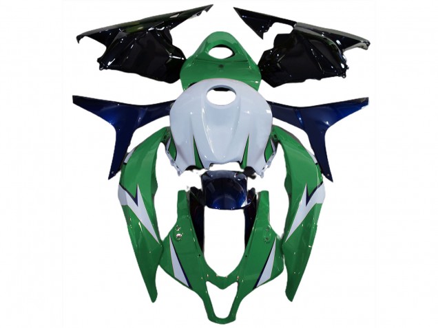 09-12 Vert Brillant & Bleu CBR600RR Carénage Moto 09-12 Vert Brillant & Bleu CBR600RR Carénage Moto