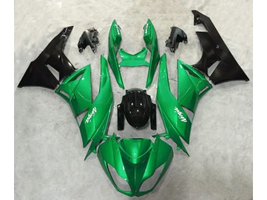 09-12 Vert Brillant Brillant ZX6R Carénage Moto