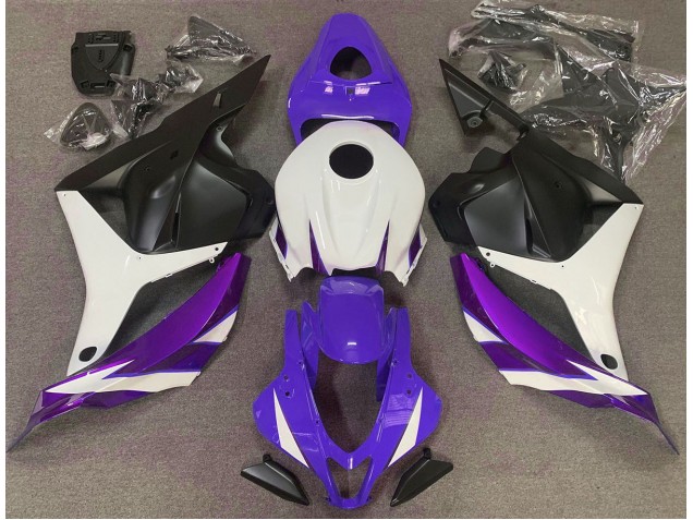 09-12 Violet Brillant Blanc & Violet CBR600RR Carénage Moto 09-12 Violet Brillant Blanc & Violet CBR600RR Carénage Moto