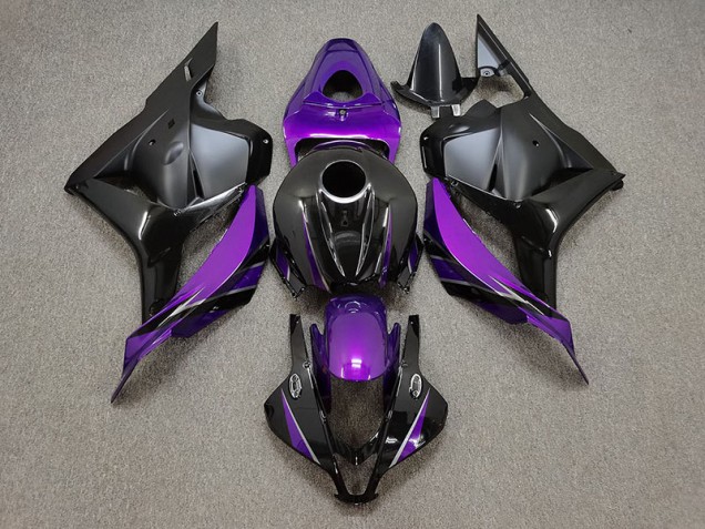 09-12 Violet Brillant & Noir CBR600RR Carénage Moto 09-12 Violet Brillant & Noir CBR600RR Carénage Moto