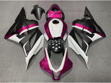 09-12 Étoile Noire Mate & Rose CBR600RR Carénage Moto