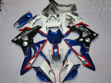 09-14 Alien Bleu & Blanc S1000RR Carénage Moto
