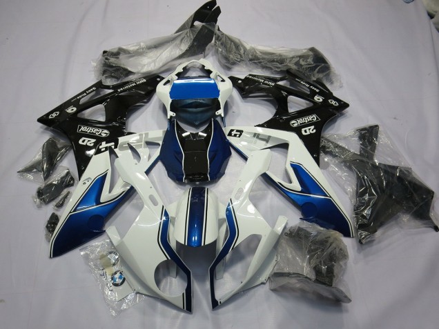09-14 Alien Bleu & Blanc S1000RR Carénage Moto 09-14 Alien Bleu & Blanc S1000RR Carénage Moto