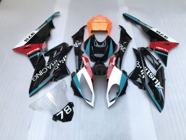 09-14 Alien Bleu & Blanc S1000RR Carénage Moto