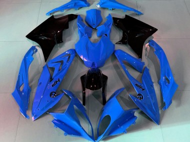 09-14 Alien Bleu & Blanc S1000RR Carénage Moto