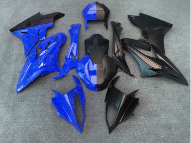 09-14 Alien Bleu & Blanc S1000RR Carénage Moto