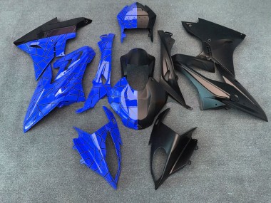 09-14 Alien Bleu & Blanc S1000RR Carénage Moto