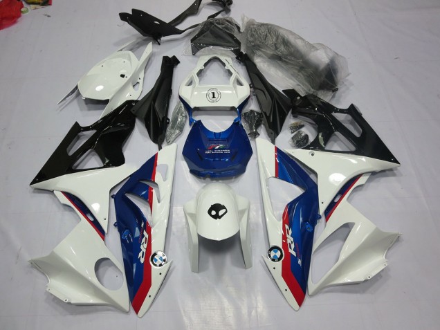 09-14 Alien Bleu & Blanc S1000RR Carénage Moto 09-14 Alien Bleu & Blanc S1000RR Carénage Moto