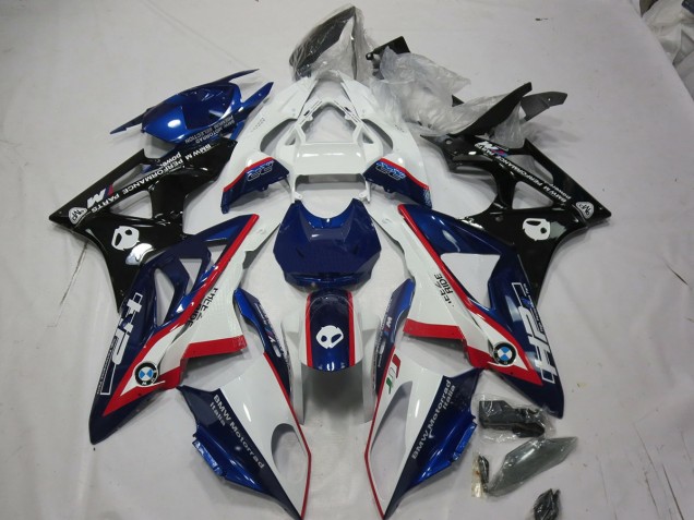 09-14 Alien Bleu & Blanc S1000RR Carénage Moto 09-14 Alien Bleu & Blanc S1000RR Carénage Moto