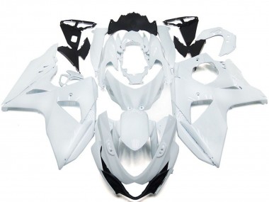 09-16 Blanc Brillant Uni GSXR 1000 Carénage Moto