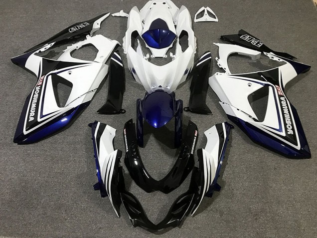 09-16 Bleu Noir & Blanc GSXR 1000 Carénage Moto 09-16 Bleu Noir & Blanc GSXR 1000 Carénage Moto