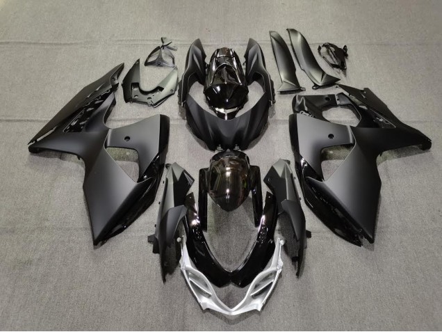 09-16 Noir Uni Mat & Brillant GSXR 1000 Carénage Moto 09-16 Noir Uni Mat & Brillant GSXR 1000 Carénage Moto