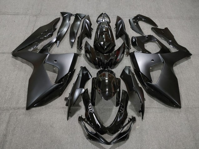 09-16 Style Noir Brillant & Mat GSXR 1000 Carénage Moto 09-16 Style Noir Brillant & Mat GSXR 1000 Carénage Moto