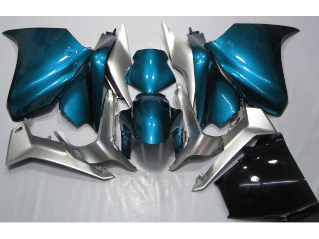 10-13 Bleu Clair & Argent VFR1200 Carénage Moto 10-13 Bleu Clair & Argent VFR1200 Carénage Moto