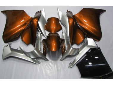 10-13 Orange & Argent VFR1200 Carénage Moto