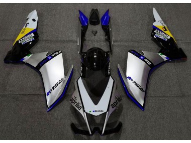 10-15 Argent Pirelli & Bleu RSV4 1000 Carénage Moto