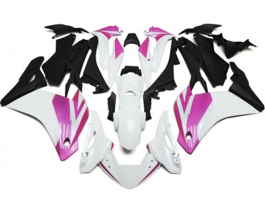 11-14 Rose & Blanc Brillant CBR250RR Carénage Moto