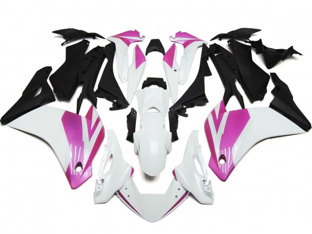 11-14 Rose & Blanc Brillant CBR250RR Carénage Moto 11-14 Rose & Blanc Brillant CBR250RR Carénage Moto