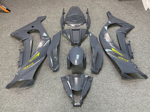 11-15 Nardo Gris & Jaune ZX10R Carénage Moto 11-15 Nardo Gris & Jaune ZX10R Carénage Moto
