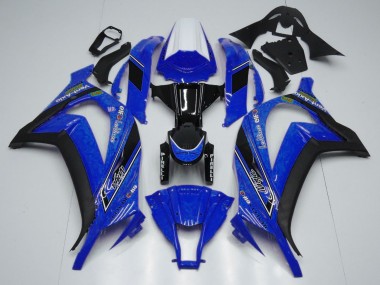11-15 OEM Style Bleu ZX10R Carénage Moto