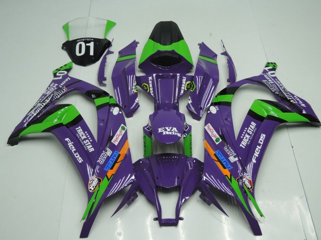 11-15 OEM Style Violet ZX10R Carénage Moto 11-15 OEM Style Violet ZX10R Carénage Moto