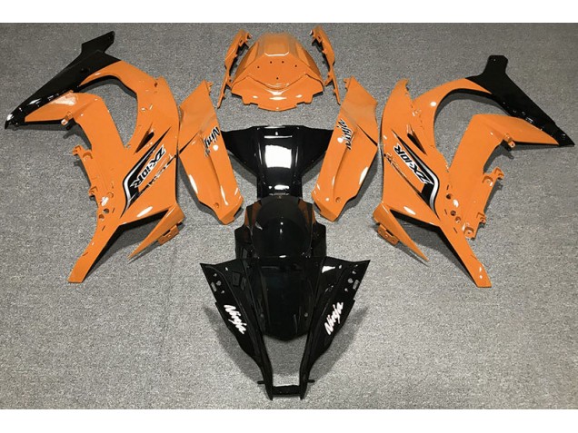 11-15 Orange Brillant & Logos ZX10R Carénage Moto 11-15 Orange Brillant & Logos ZX10R Carénage Moto