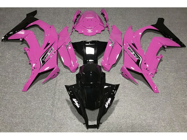 11-15 Rose Brillant & Logos ZX10R Carénage Moto 11-15 Rose Brillant & Logos ZX10R Carénage Moto