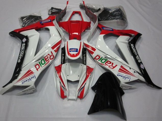 11-15 Rouge Blanc Noir ZX10R Carénage Moto 11-15 Rouge Blanc Noir ZX10R Carénage Moto