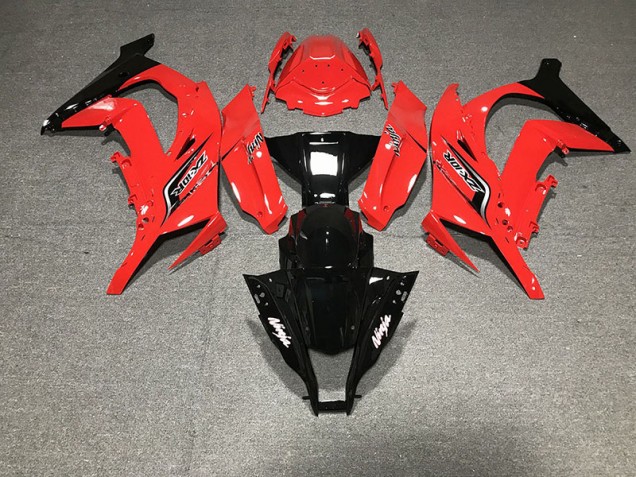 11-15 Rouge & Noir ZX10R Carénage Moto 11-15 Rouge & Noir ZX10R Carénage Moto