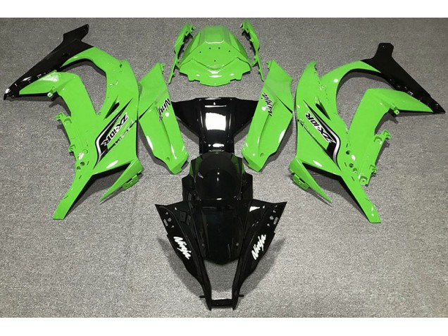 11-15 Vert Brillant & Logos ZX10R Carénage Moto 11-15 Vert Brillant & Logos ZX10R Carénage Moto