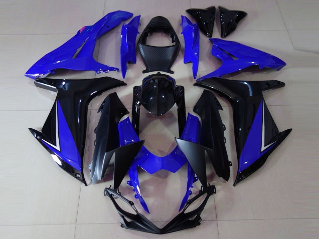 11-24 Bleu Brillant & Noir GSXR 600-750 Carénage Moto 11-24 Bleu Brillant & Noir GSXR 600-750 Carénage Moto