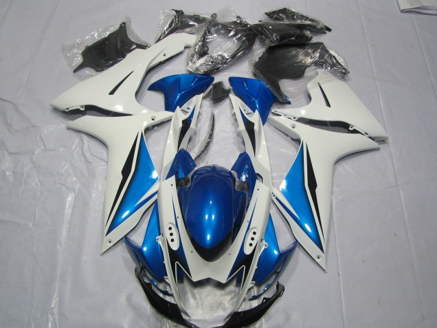 11-24 Bleu Clair & Blanc GSXR 600-750 Carénage Moto 11-24 Bleu Clair & Blanc GSXR 600-750 Carénage Moto