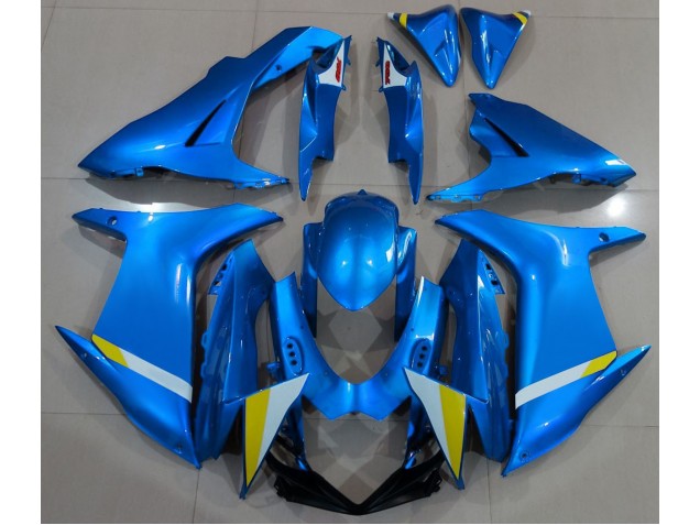 11-24 Bleu Clair Brillant GSXR 600-750 Carénage Moto 11-24 Bleu Clair Brillant GSXR 600-750 Carénage Moto