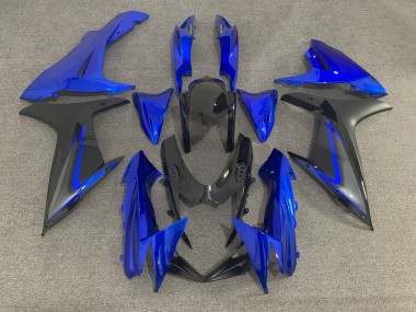 11-24 Bleu Noir & Gris GSXR 600-750 Carénage Moto