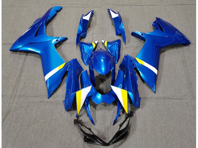 11-24 Bleu Personnalisé GSXR 600-750 Carénage Moto 11-24 Bleu Personnalisé GSXR 600-750 Carénage Moto