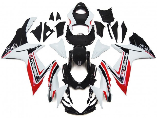 11-24 Kit De Style Personnalisé Rouge GSXR 600-750 Carénage Moto 11-24 Kit De Style Personnalisé Rouge GSXR 600-750 Carénage Moto