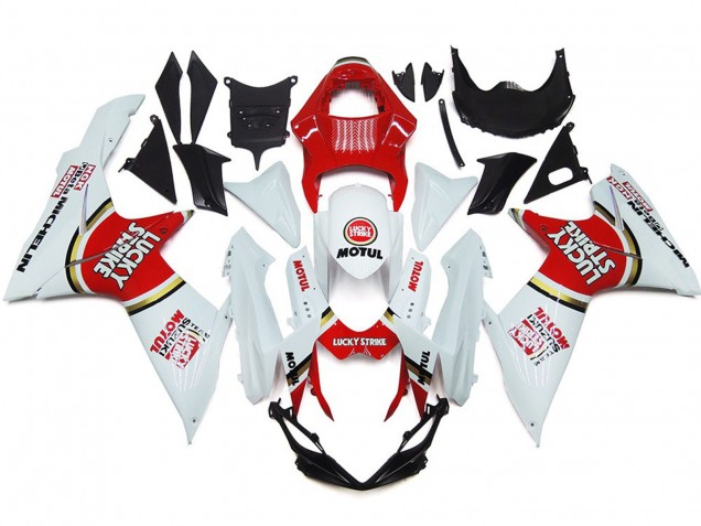 11-24 Lucky Strike Avec Cercle D'Or GSXR 600-750 Carénage Moto