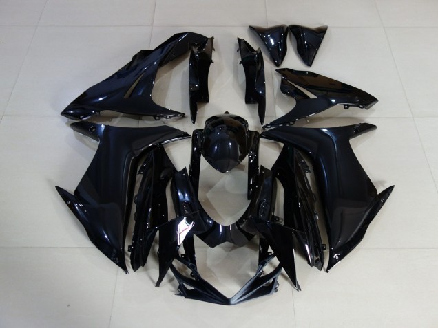 11-24 Noir Brillant Uni GSXR 600-750 Carénage Moto 11-24 Noir Brillant Uni GSXR 600-750 Carénage Moto