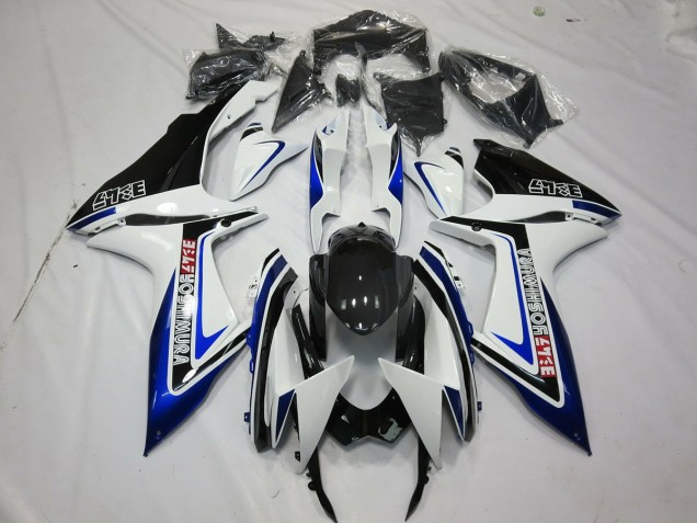 11-24 Noir Rockstar GSXR 600-750 Carénage Moto