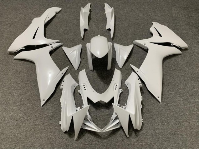 11-24 Perle Blanche GSXR 600-750 Carénage Moto 11-24 Perle Blanche GSXR 600-750 Carénage Moto
