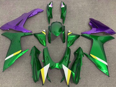 11-24 Vert Brillant & Violet GSXR 600-750 Carénage Moto