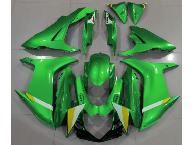 11-24 Vert Clair Brillant GSXR 600-750 Carénage Moto