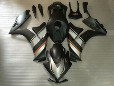 12-16 Argent Mat & Noir CBR1000RR Carénage Moto
