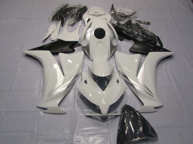 12-16 Blanc & Argent CBR1000RR Carénage Moto 12-16 Blanc & Argent CBR1000RR Carénage Moto